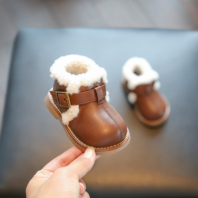 Zima Novorođenčad Djevojčice Tople plišane čizme Male dječake Čizme za prve hodače Cipele Gležnjače 1 2 3 4 godine Chelsea čizme Moda