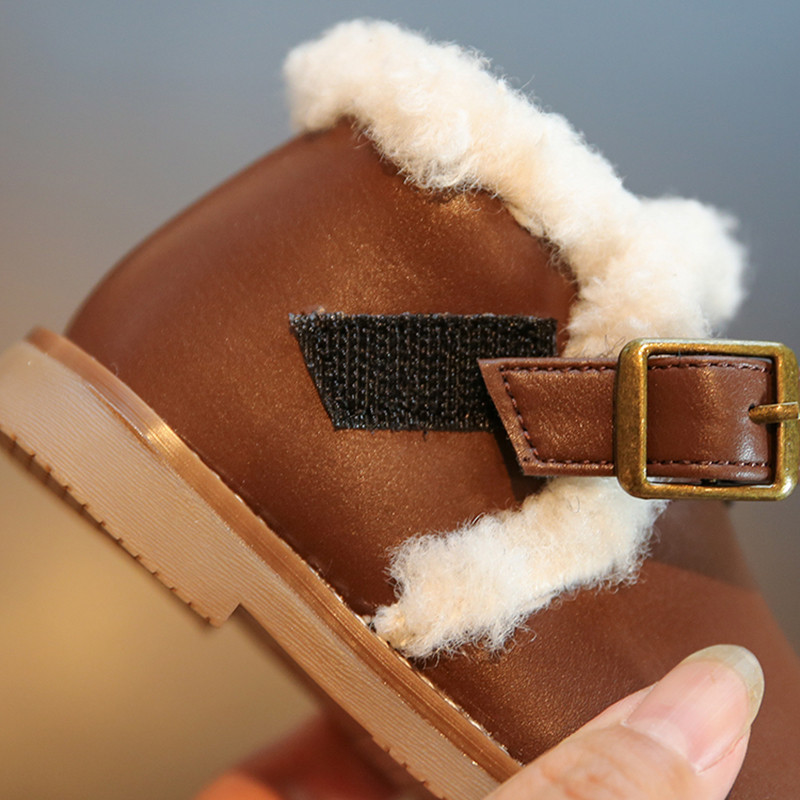 Zima Novorođenčad Djevojčice Tople plišane čizme Male dječake Čizme za prve hodače Cipele Gležnjače 1 2 3 4 godine Chelsea čizme Moda