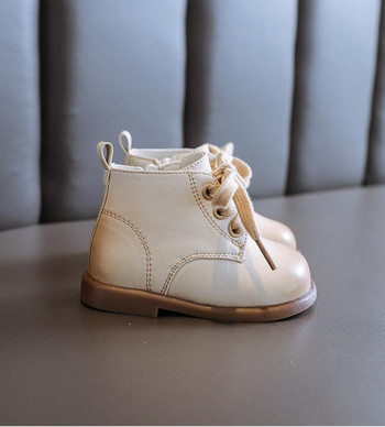 Φθινόπωρο 2023 Νέες βρεφικές κοντές μπότες Παιδικά παπούτσια βρετανικού στυλ Παιδικά παπούτσια για νήπια Μαλακή σόλα για μωρά αγόρια μονόπατα
