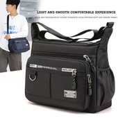 Ανδρικές τσάντες ώμου χιαστί χιαστί τσάντες πολλαπλών στρώσεων Oxford τσάντα ώμου Τσάντα μεγάλης χωρητικότητας Ανδρική casual μόδα