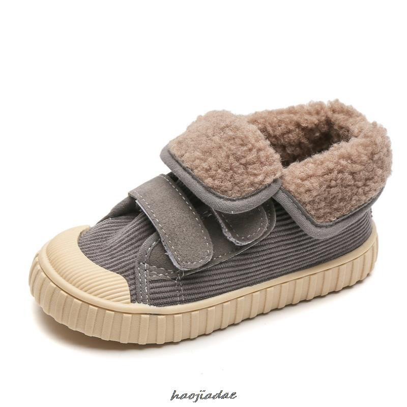 Παιδικές μπότες για κορίτσια Αγόρια Ζεστές μπότες για το χιόνι Νέες άνετες παιδικές χειμερινή μόδα Casual βελούδινα παιδικά παιδικά παπούτσια