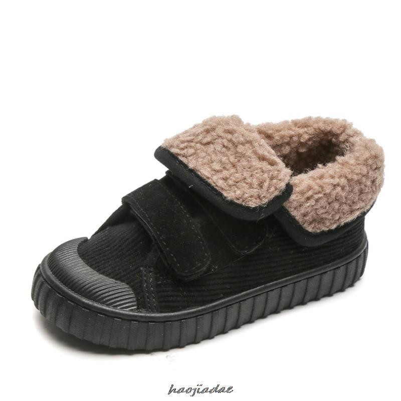 Παιδικές μπότες για κορίτσια Αγόρια Ζεστές μπότες για το χιόνι Νέες άνετες παιδικές χειμερινή μόδα Casual βελούδινα παιδικά παιδικά παπούτσια