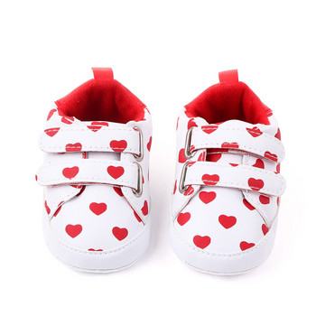 Обувки за бебета, момчета, момичета, новородено, сладко сърце, детски обувки, нехлъзгаща се мека подметка, бебешки обувки за момичета, бебешки аксесоари, обувки за малко момче