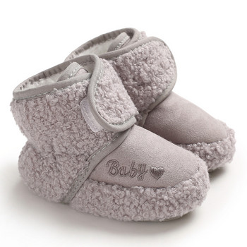 Обувки за новородено, момчета, момичета, маратонки за малко дете, меко дъно, обувки за бебета, топли ботуши за сняг KF684