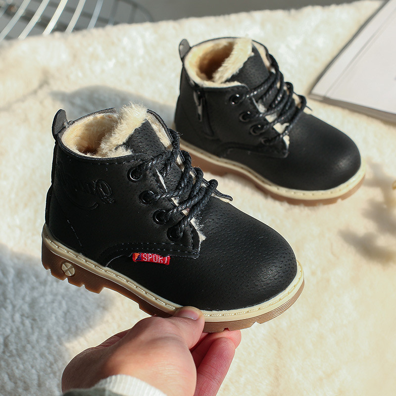 Noua iarnă pentru bebeluși, fete, băieți, cizme de zăpadă, calde, în aer liber, pentru copii, impermeabile, anti-alunecare, pentru copii mici, cizme de pluș, pantofi din bumbac pentru sugari