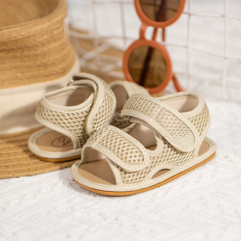 Detské sandále KIDSUN pre dievčatá a chlapcov, letné, mäkké, protišmykové, gumené, záhradné, pre batoľatá, prvé chodítka, 0-18 mesiacov