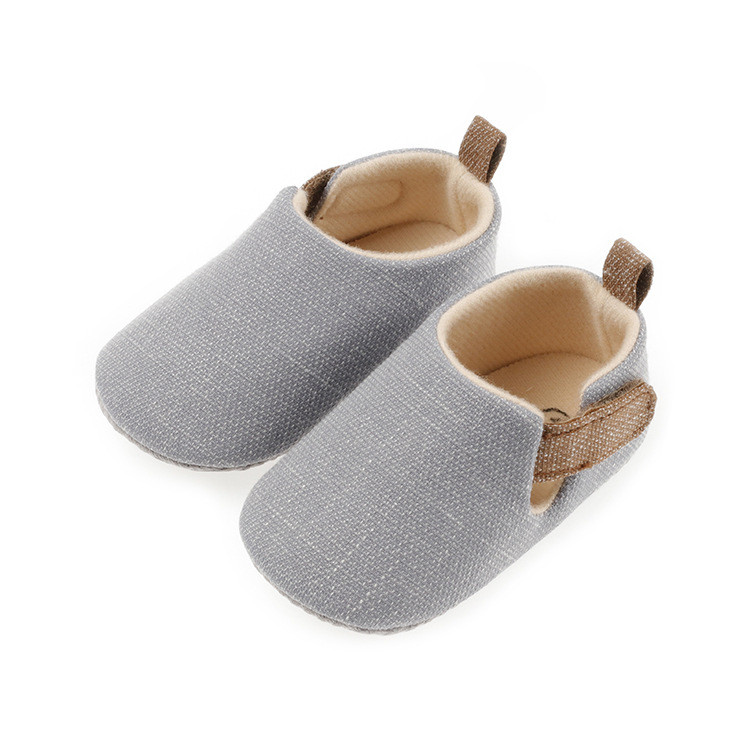 Βρεφικά παπούτσια για νήπια ανοιξιάτικα και φθινοπωρινά ρετρό βαμβακερά και λινά παπούτσια για αγόρια και κορίτσια αντιολισθητικά νεογέννητα First Walker
