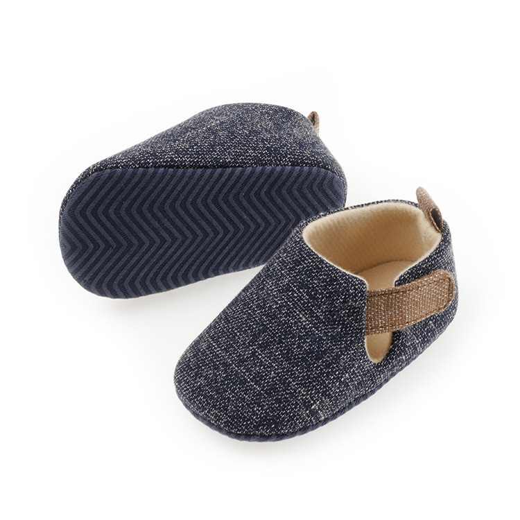 Βρεφικά παπούτσια για νήπια ανοιξιάτικα και φθινοπωρινά ρετρό βαμβακερά και λινά παπούτσια για αγόρια και κορίτσια αντιολισθητικά νεογέννητα First Walker