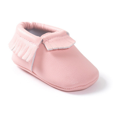 Pantof auriu pentru bebelusi baieti Mocasini pentru copii Pantofi Bebe pentru copil mic First Walker Pantofi pentru nou-nascuti cu franjuri moale din PU Șosetă moale din piele PU
