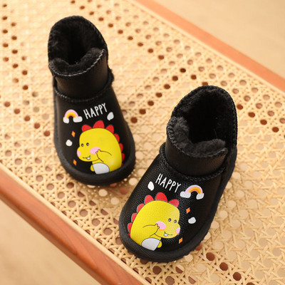 Baby Snow Boots Βαμβακερά παπούτσια Χειμερινά Νέα Casual ζεστά αγόρια Μαλακά παιδικά παπούτσια Παιδικά κοριτσίστικα βελούδινα παπούτσια 2023 Cartoon Dinosaur