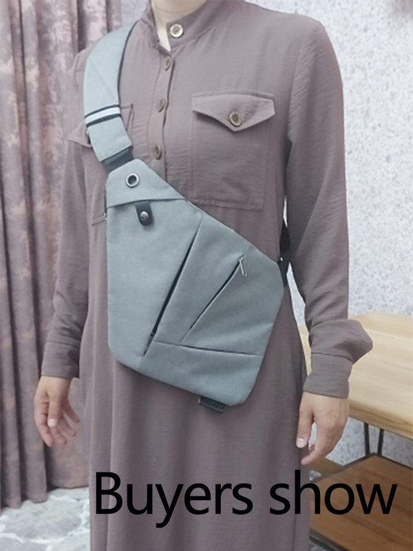 Ανδρική τσάντα στήθους Ψηφιακή τσάντα όπλο αποθήκευσης Slung crossbody αθλητική τσάντα μέσης Πολυλειτουργική προσωπική αντικλεπτική τσάντα ώμου