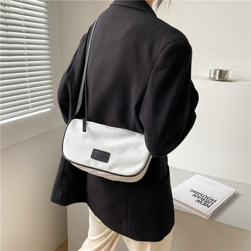 Nove ženske torbe u korejskom stilu Patchwork torba od Oxford tkanine na rame preko ramena Messenger torba Ležerna ženska ručna torba Jednostavna torba za prsa