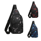 Τσάντα χιαστί ώμου για άνδρες Short Travel Messenger Τσάντα στήθους Light Outdoor Sport Recreation Lovers Single Shoulder Bag