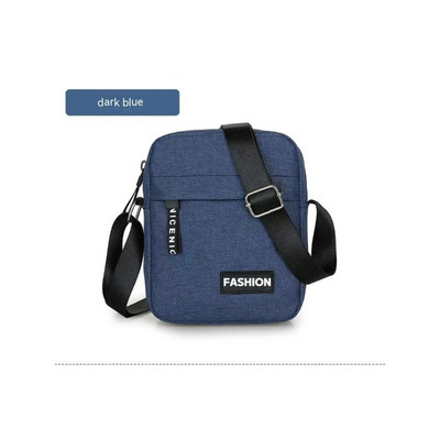 Sling Bag Nová jednoduchá plátená taška s písmenom Malá štvorcová taška Móda pre mužov a ženy Ležérna Lacná taška cez rameno