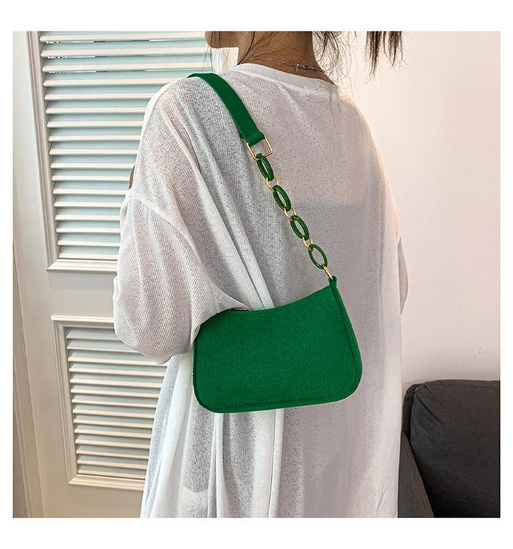 Φορητή τσάντα με αντίθεση χρώματος Τσάντα μασχάλης Κομψές τσάντες μασχάλης Casual και μοντέρνες γυναικείες τσάντες μεγάλης χωρητικότητας χονδρική