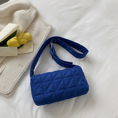 Νέα μόδα Space Pad Βαμβακερές γυναικείες τσάντες ώμου Χειμερινές νάιλον γεμισμένες καπιτονέ τσάντες αγορών Γυναικείες casual τσάντες χιαστί Τσάντες