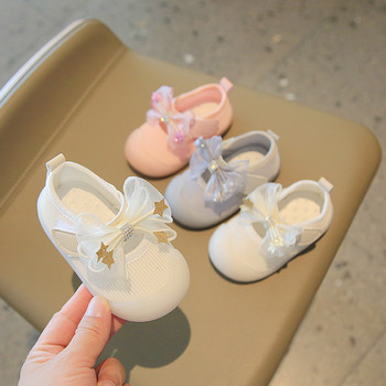 Сандали за бебета и момичета, летни обувки за новородено, бебешки обувки, звезди, принцеси, детски обувки, меки детски сандали за първи път на прохождане