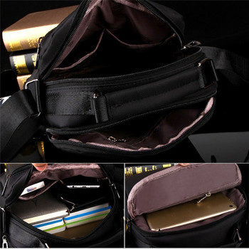 Бизнес мъжка чанта през рамо Водоустойчива чанта Oxford Модна мъжка чанта с цип Класически чанти през рамо