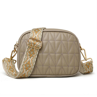 Τσάντα χιαστί από 100% για γυναικείες τσάντες ώμου 2023 Luxury designer Handbag Γυναικεία μονόχρωμη Messenger Tote Sac