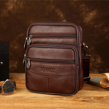 Едноцветни чанти за през рамо от естествена кожа Поясни чанти Чанти за телефон Малка чанта за през рамо през рамо Ежедневни чанти през рамо