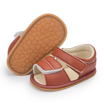 KIDSUN Летни бебешки обувки Момчета Момичета Градински сандали Плоски обувки Меки гумени подметки Нехлъзгащи се обувки за малко дете First Walker Shoes