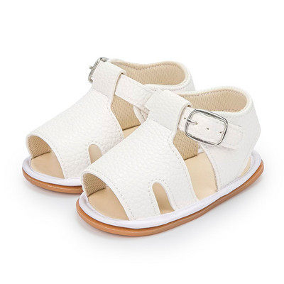 KIDSUN Pantofi de vară pentru bebeluși Băieți Fete Sandale de grădină Pantofi plati Talpă din cauciuc moale Anti-alunecare Pantofi pentru primii pe jos