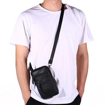PU кожена мъжка чанта Messenger Горещи разпродажби Мъжки малки мъжки модни чанти през рамо с капаче Мъжки пътнически нови чанти