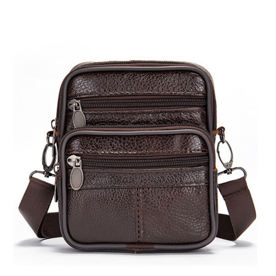 Genți de umăr pentru bărbați, din piele naturală, genți de înaltă calitate, geantă pentru bărbați de afaceri.