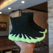 Modne čizme za djevojčice i dječake, nove jesenske dječje prozračne kratke čizme, modne dječje cipele za pletenje u obliku patchworka