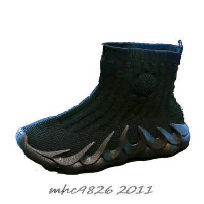 Modne čizme za djevojčice i dječake, nove jesenske dječje prozračne kratke čizme, modne dječje cipele za pletenje u obliku patchworka