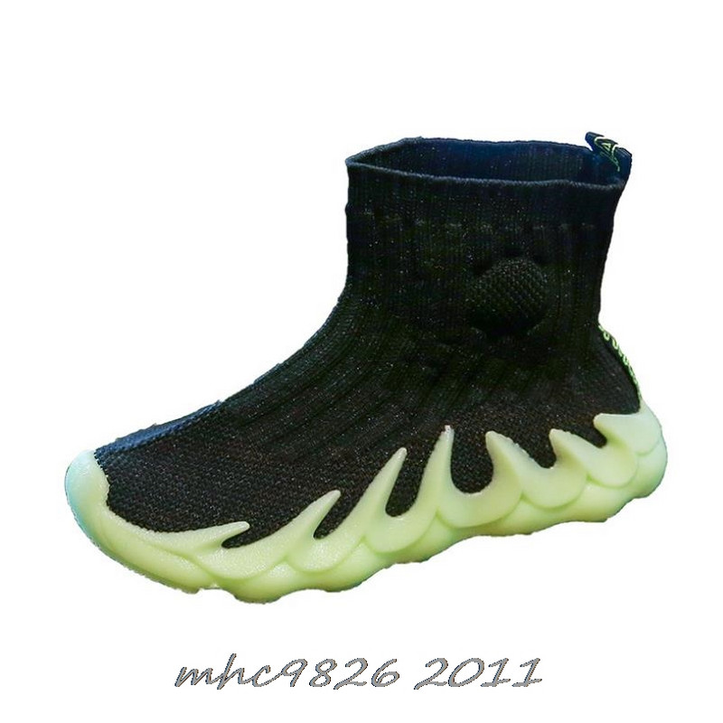 Modne čizme za djevojčice i dječake, nove jesenske dječje prozračne kratke čizme, modne dječje cipele za pletenje u obliku patchworka