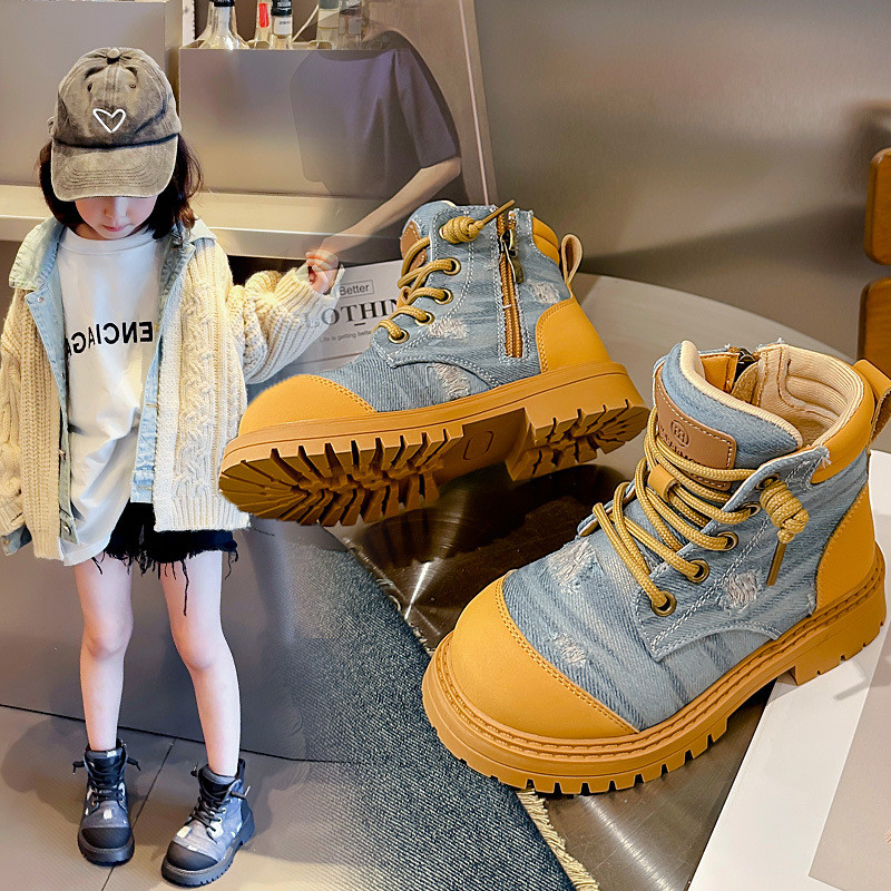 Dječje Martinje Jesen 2023. Nova moda za djevojčice Traper gležnjače za dječake