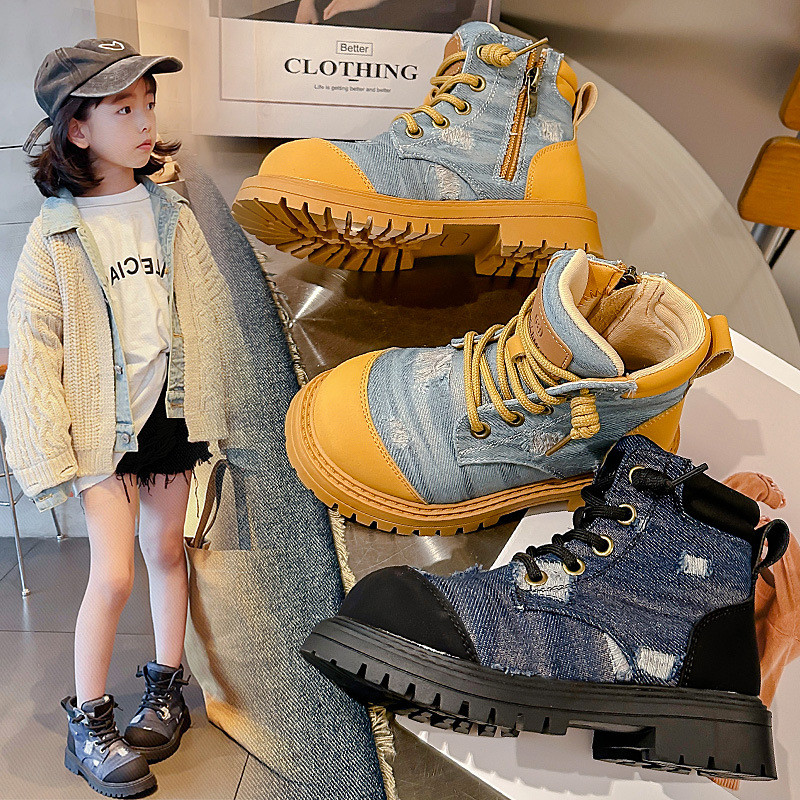 Dječje Martinje Jesen 2023. Nova moda za djevojčice Traper gležnjače za dječake