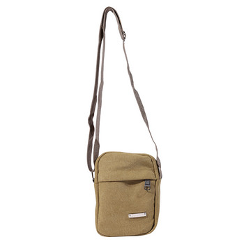 Ανδρική μοδάτη καμβά μικρή τσάντα Casual ανδρικές μίνι τσάντες ανδρικές τσάντες ώμου χιαστί για άνδρες
