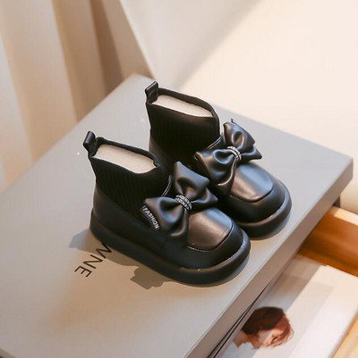 2023 Cizme noi pentru băieți, moale, în stil britanic, cizme de modă pentru copii, cizme casual din piele pentru fete, drăguți, pantofi sport pentru copii, pantofi sport