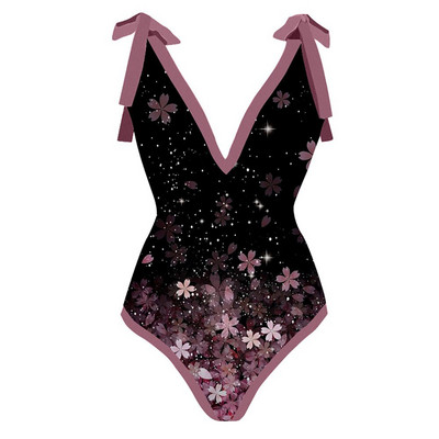 One Piece μπικίνι μαγιό & φούστες 2023 Νέο καλοκαιρινό γυναικείο παπιγιόν ρετρό μαγιό Πολυτελές κομψό βραζιλιάνικο μαγιό