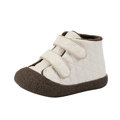 Βρεφικά παιδικά ζεστά βελούδινα μποτάκια για αγόρι casual slip-on γούνινο ψηλό πάνινα παπούτσια Βρεφικό κοριτσάκι Εξωτερική μαλακή σόλα βαμβακερά παπούτσια