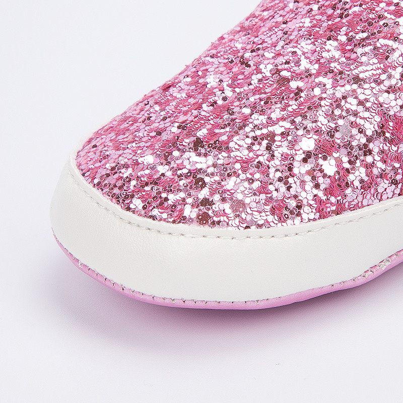 Νέα παπούτσια μωρού Παπούτσια για μωρά για κορίτσια Flash Χρυσό Φόρεμα Βαμβακερή μαλακή σόλα Παπούτσια παιδικής κούνιας για νεογέννητο μοκασίνια First Walkers