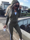 Dámska tepláková súprava, dvojdielna súprava, ležérny športový oblek, športové oblečenie, zips, jogging, ženská mikina s kapucňou a nohavicami, mikina, letný župan.