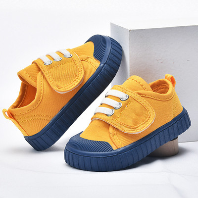 2023 Νέα φθινοπωρινά άνοιξη παιδικά παπούτσια καμβά για μωρά αγόρια για κορίτσια αντιολισθητικά νήπια για προ-βάδισμα Hook$ Lock Casual παπούτσια Αθλητικά πάνινα παπούτσια