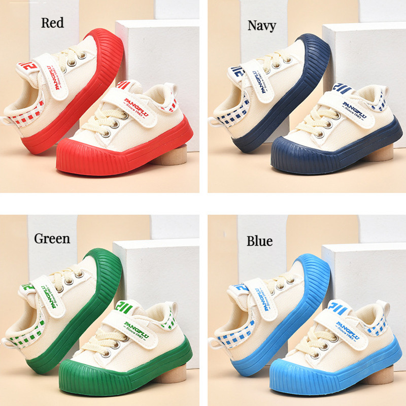 2023 Νέα φθινοπωρινά άνοιξη παιδικά παπούτσια καμβά για μωρά αγόρια για κορίτσια αντιολισθητικά νήπια για προ-βάδισμα Hook$ Lock Casual παπούτσια Αθλητικά πάνινα παπούτσια