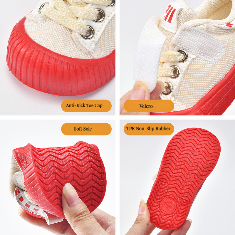 2023 Νέα φθινοπωρινά άνοιξη παιδικά παπούτσια καμβά για μωρά αγόρια για κορίτσια αντιολισθητικά νήπια για προ-βάδισμα Hook$ Lock Casual παπούτσια Αθλητικά πάνινα παπούτσια