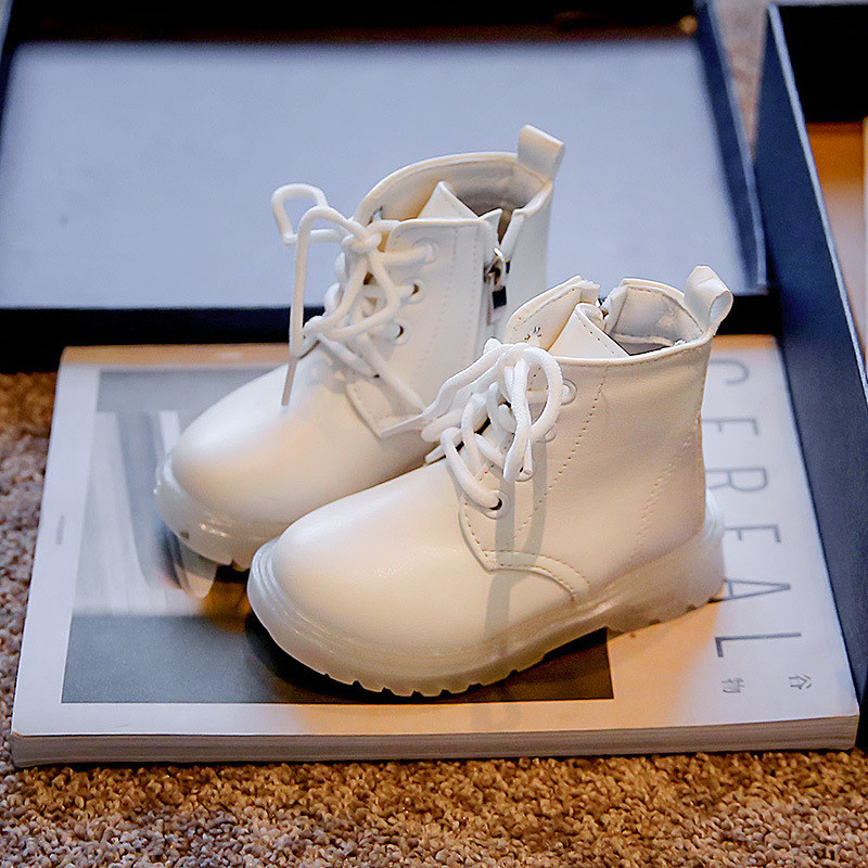 Britské štýlové členkové čižmy pre batoľatá, módne mäkké kožené detské ležérne topánky, jeseň, nový dizajn, chlapčenské a dievčenské Chelsea čižmy