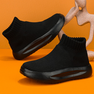 YISHEN Pantofi pentru copii Cizme la gleznă pentru copii pantofi înalți respirabili pentru băieți și fete Cizme casual cu platformă Calzado Infantil