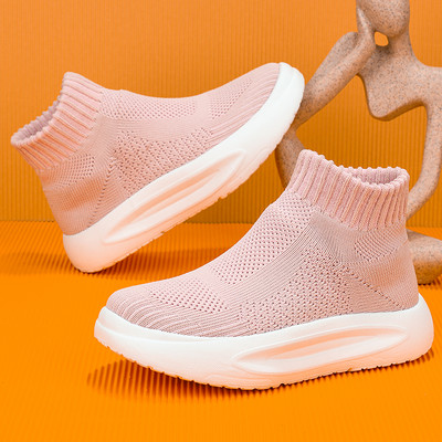 YISHEN Pantofi pentru copii Cizme la gleznă pentru copii pantofi înalți respirabili pentru băieți și fete Cizme casual cu platformă Calzado Infantil