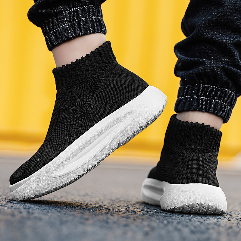 YISHEN Pantofi pentru copii Cizme la gleznă pentru copii pantofi înalți respirabili pentru băieți și fete Cizme casual cu platformă Calzado Infantil