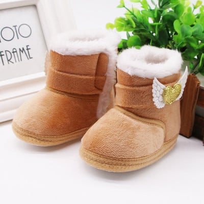 Βρεφικές χειμερινές ζεστές νεογέννητες μπότες για νήπια 1 έτους Βρεφικά κορίτσια για αγόρια Παπούτσια από μαλακή σόλα από γούνα Snow Boots 0-18M