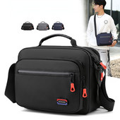 Νέα οριζόντια τσάντα ώμου Ανδρική νάιλον μικρή τετράγωνη τσάντα Απλές διαγώνιες τσάντες αδιάβροχες τσάντες χιαστί σώμα ανδρικές μικρές τσάντες