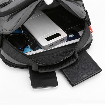 Нова хоризонтална чанта през рамо Мъжка найлонова малка квадратна чанта Обикновена диагонална чанта Водоустойчива чанта за през рамо Мъжки малки чанти