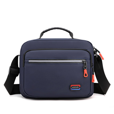 Νέα οριζόντια τσάντα ώμου Ανδρική νάιλον μικρή τετράγωνη τσάντα Απλές διαγώνιες τσάντες αδιάβροχες τσάντες χιαστί σώμα ανδρικές μικρές τσάντες